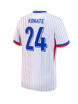 Muži Futbalové oblečenie Francúzsko Ibrahima Konate #24 ME 2024 Krátky Rukáv - Preč